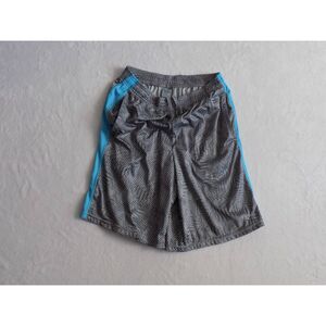 Champion Light Blue Lined Gray Basketball Shorts